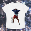 "Are My Shorts Tooo Short?" Tee in Angel White