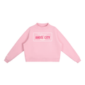 "Angel City" Mock Neck in Bubble Burst Pink