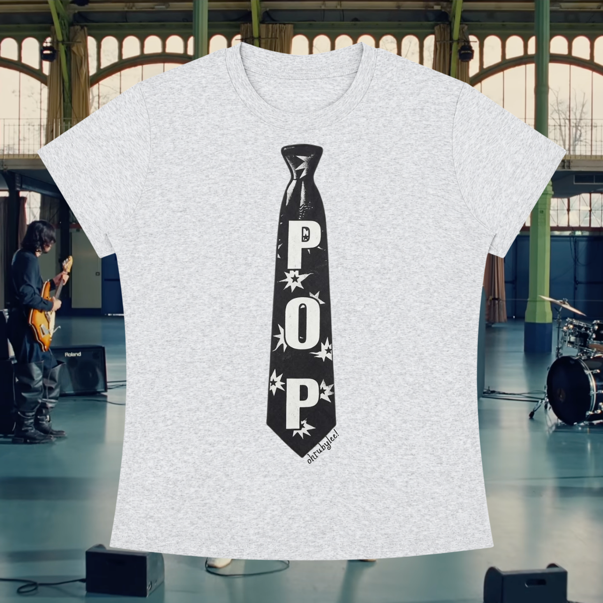 "POP TIE" Tee