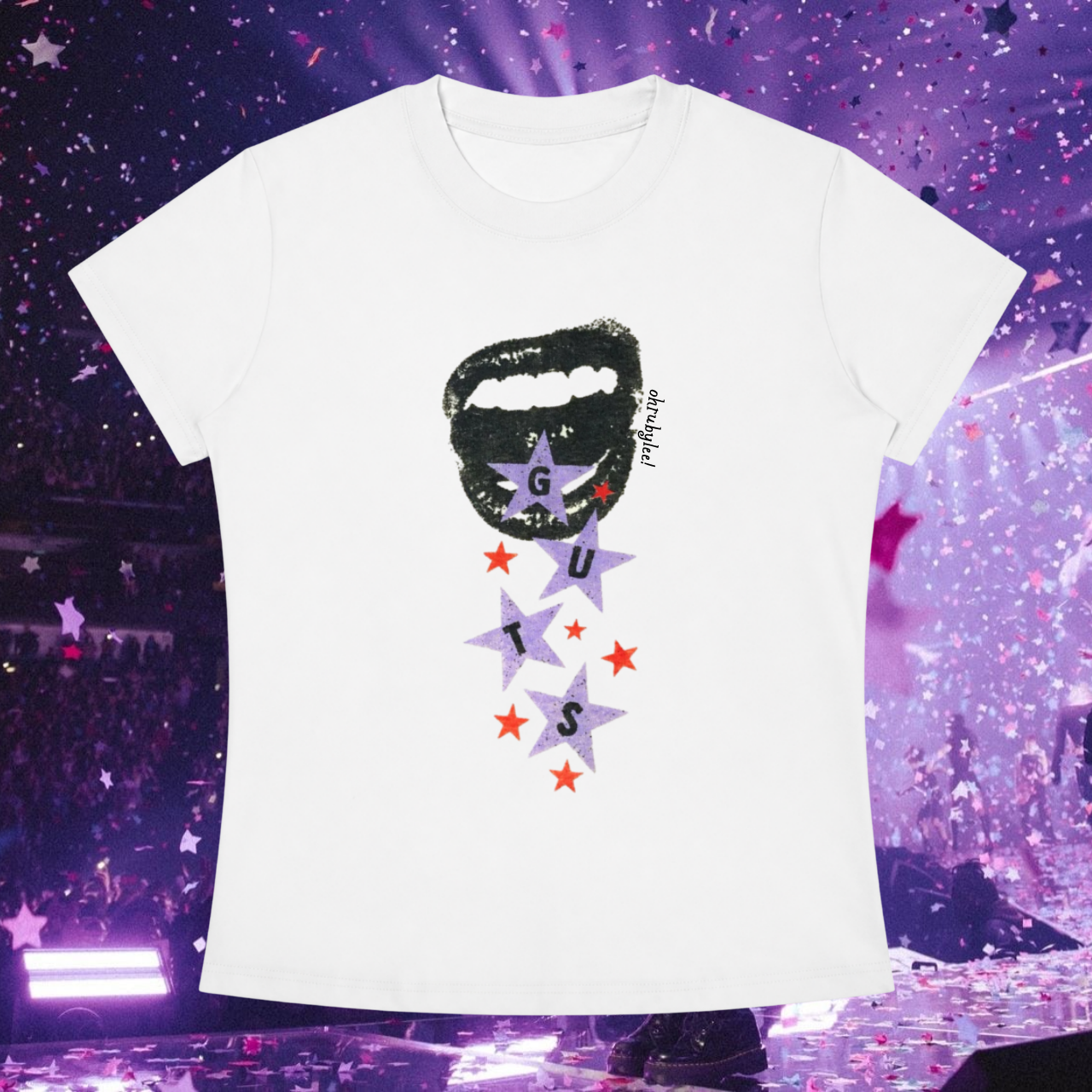 "Olivia's Gutsy Mouth" Tee