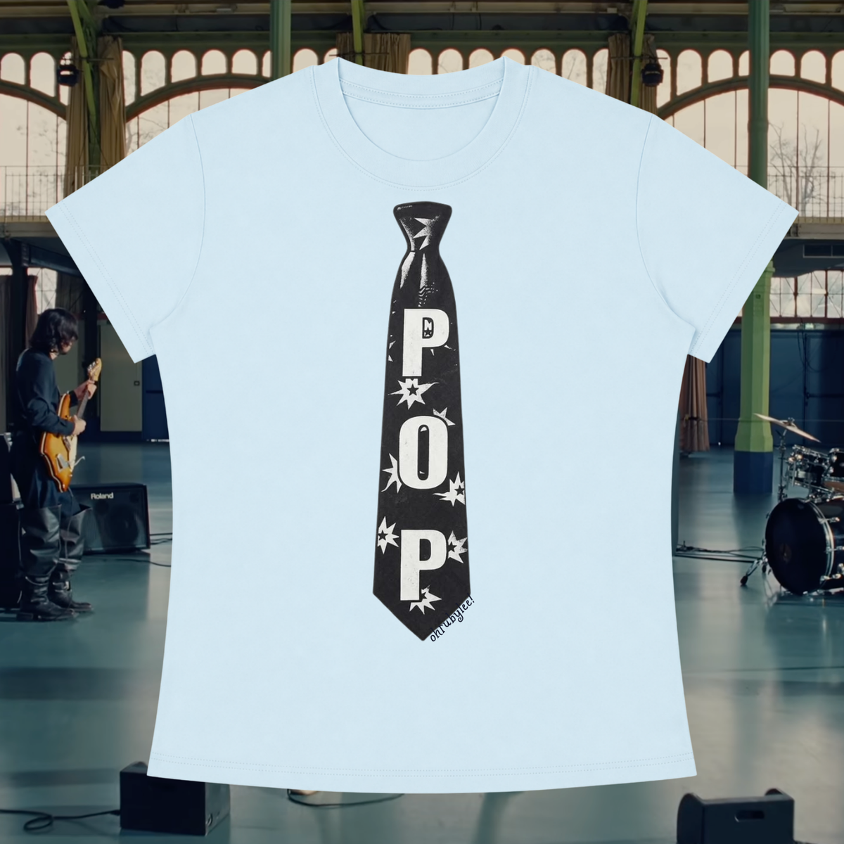 "POP TIE" Tee In Summa Breeze