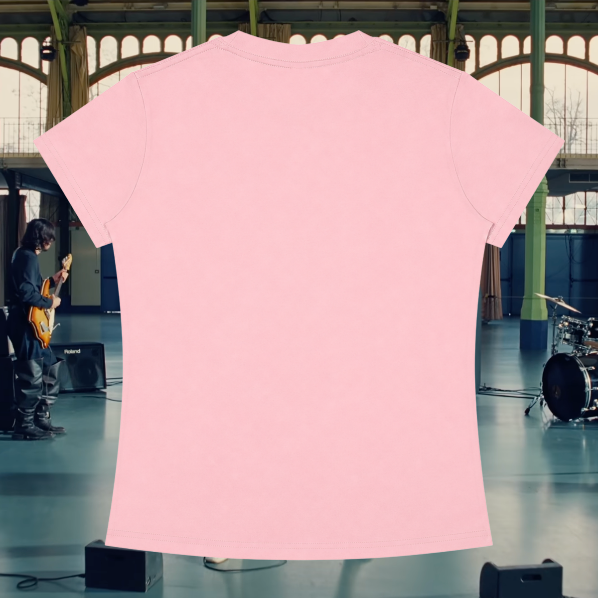 "Hazza's Head" Tee In Bubble Burst Pink