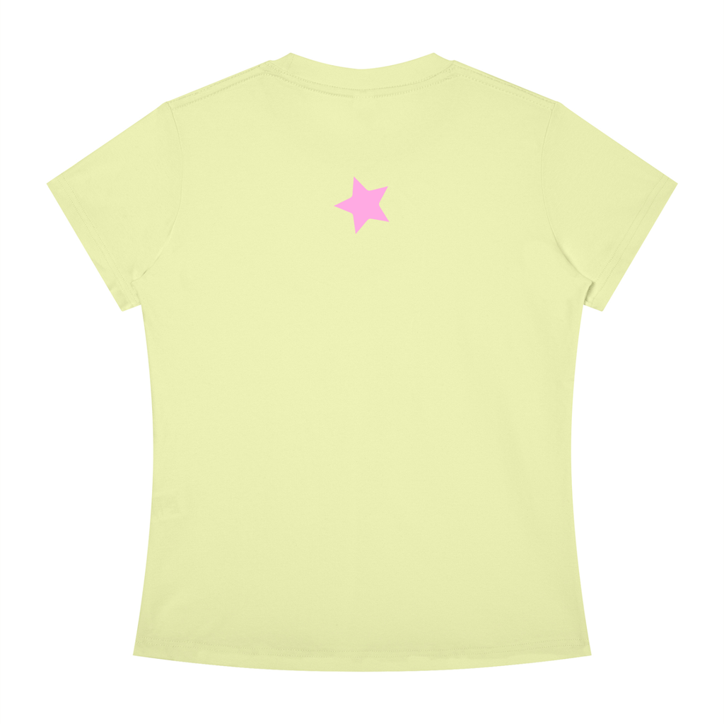 "Miss Behave" Tee In Lemon Lime