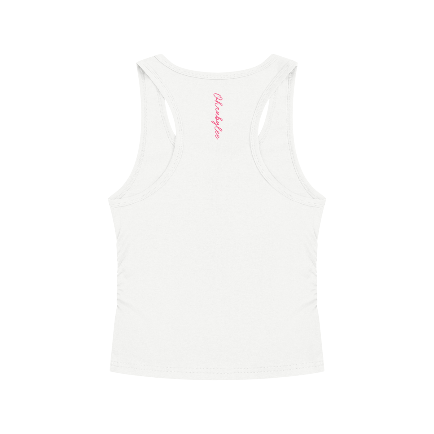 "Miss Behave" Tank In Angel White
