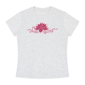 "Lotus Flower" Tee In Cloud Nine Grey