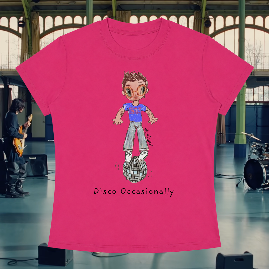 "Hazza Standing On Disco" Tee