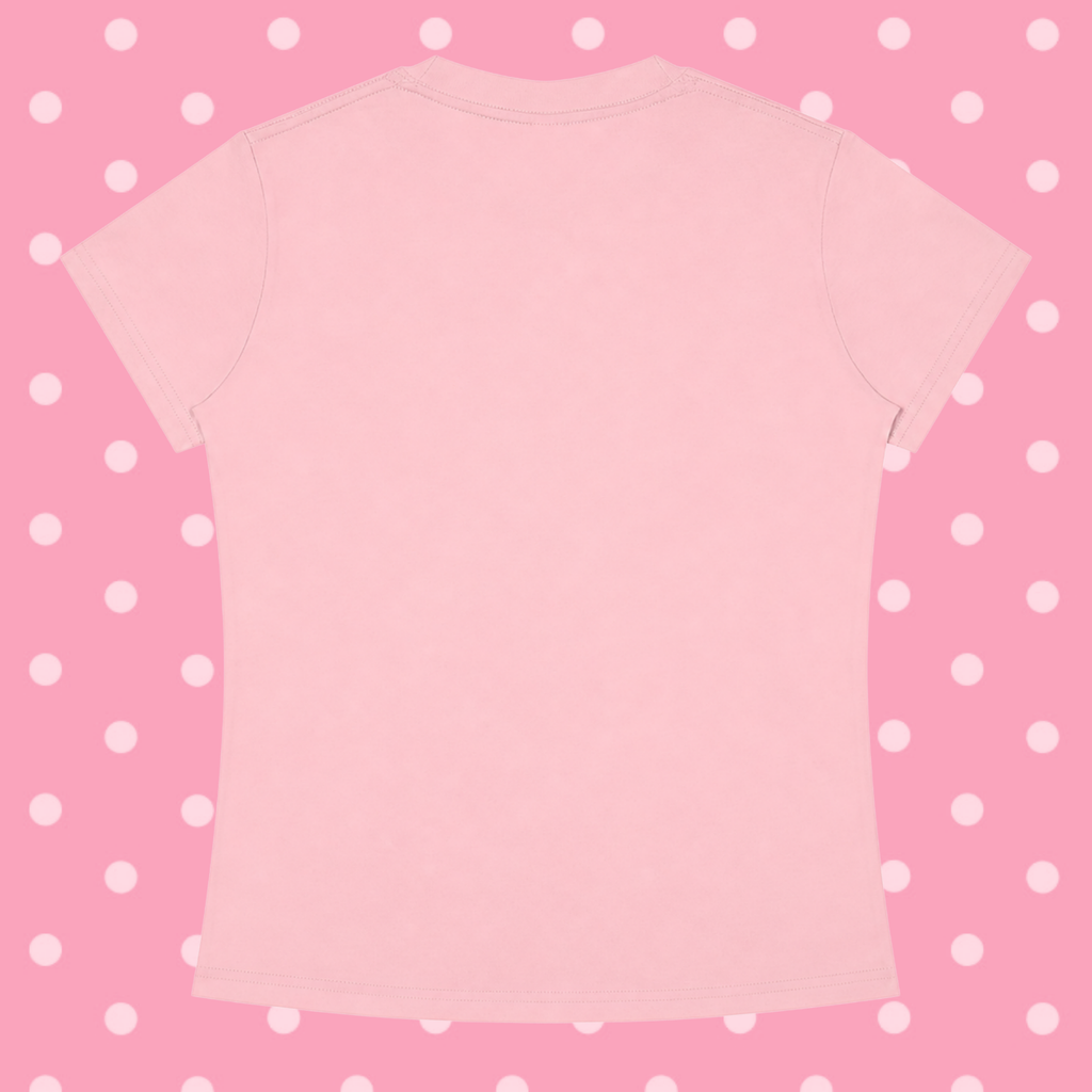 "Have My Cake And Eat It Too" Tee In Bubble Burst Pink