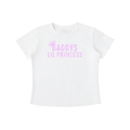 "Daddys Lil Princess" Darling Tee in Angel White