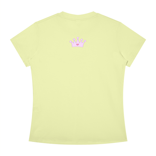 "Daddy's Lil Princess" Tee in Lemon Lime Green