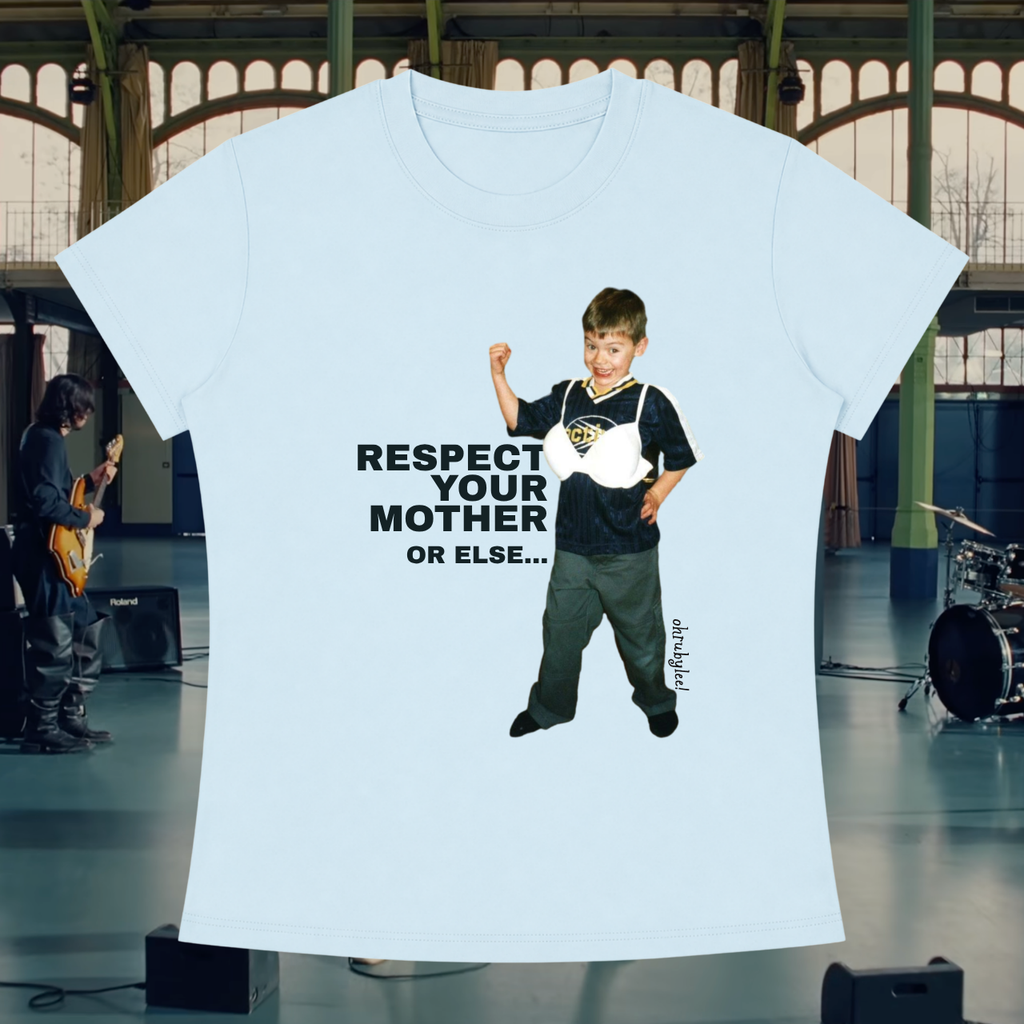 "Respect Your Mum Or Else" Tee In Summa Breeze