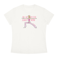 "Oh So Zen" Tee In Angel White