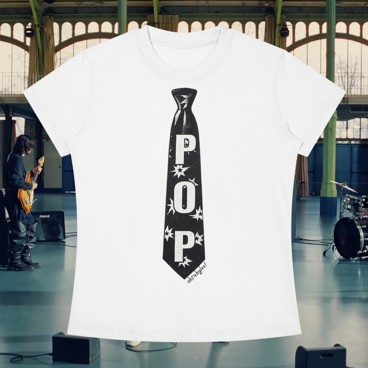 "POP TIE" Tee