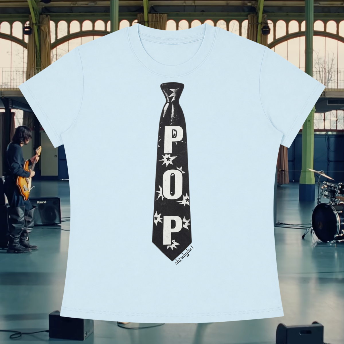 "POP TIE" Tee