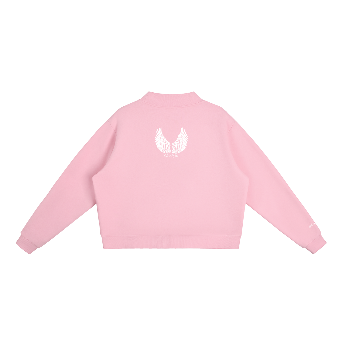 "This Is LA" Mock-Neck In Bubble Burst Pink