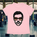 "Hazza's Head" Tee In Bubble Burst Pink
