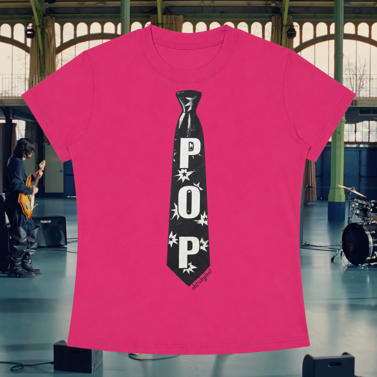"POP TIE" Tee