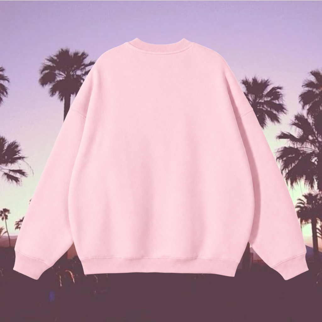 "Miss Behave" Sweatshirt in Bubble Burst Pink