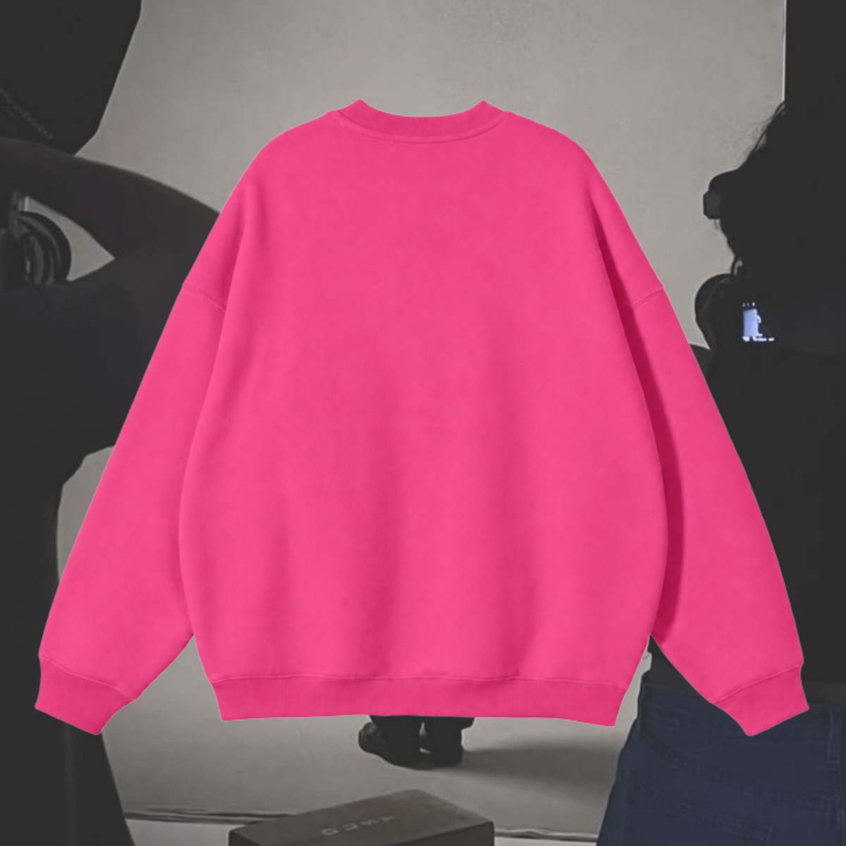 "Come A Little Closer" Sweatshirt in Hot AF Pink