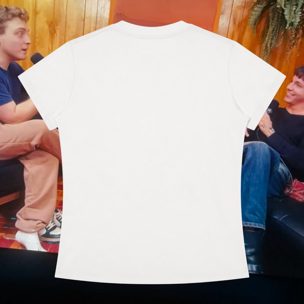 "Octopuss Divas" Tee in Angel White