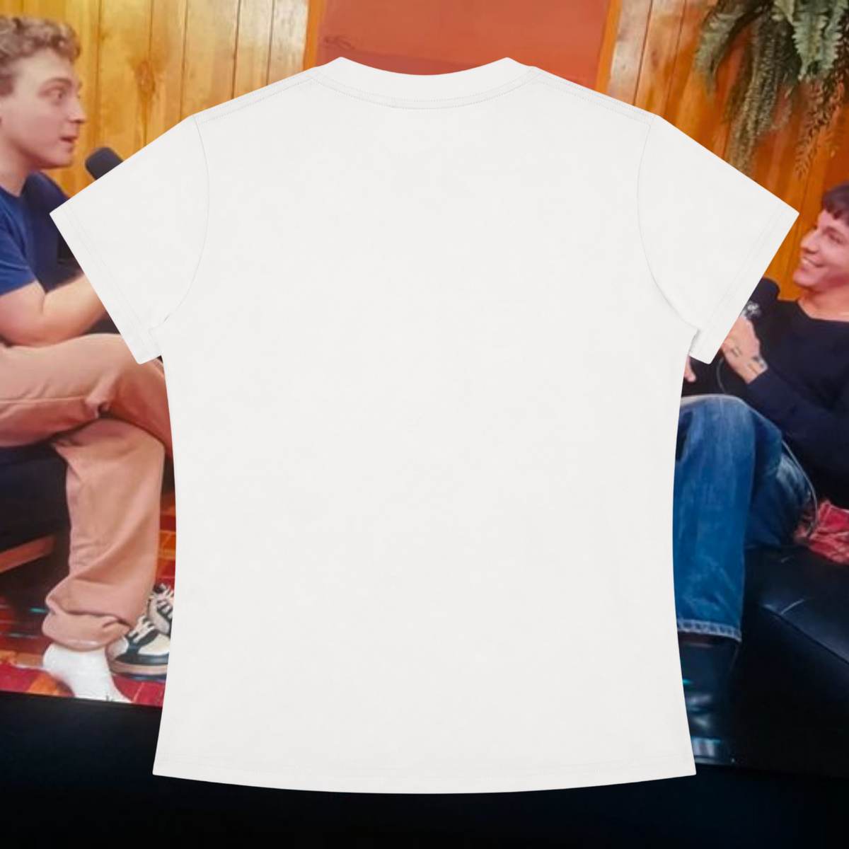 "Octopuss Divas" Tee in Angel White
