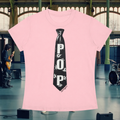 "POP TIE" Tee In Bubble Burst Pink