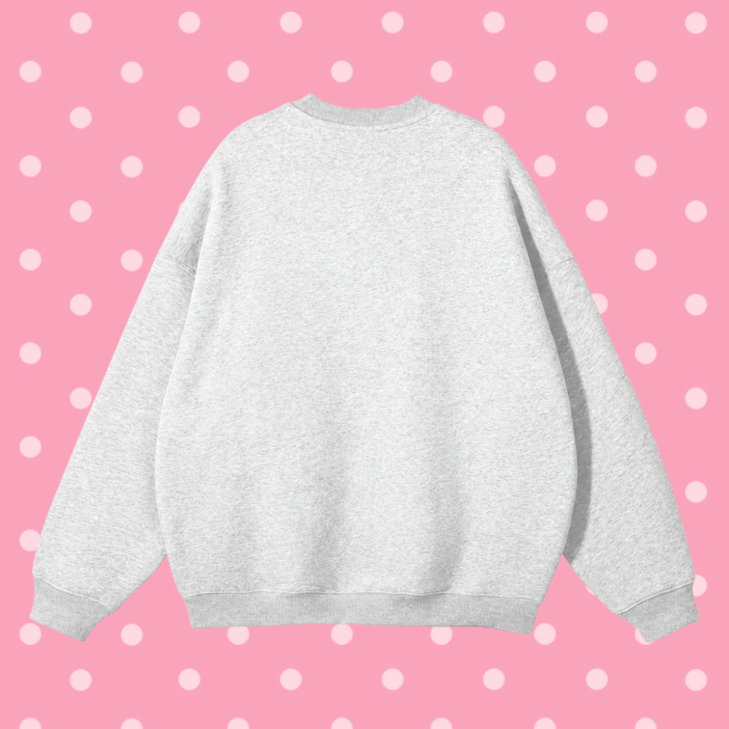 "Gonna Have My Cake And Eat It Too" Sweatshirt in Cloud Nine Grey
