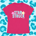 "Star Struck" Tee In Raspberry Ripple