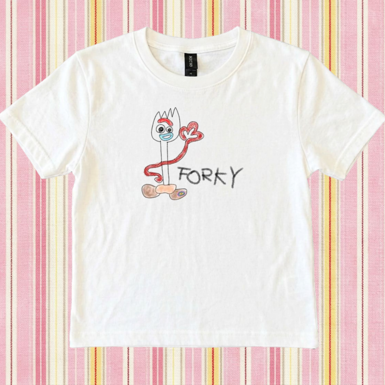 Fork Toy Drawn Tee