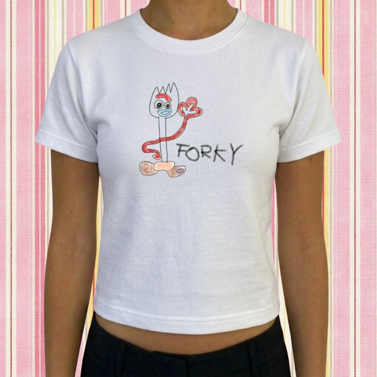 Fork Toy Drawn Tee