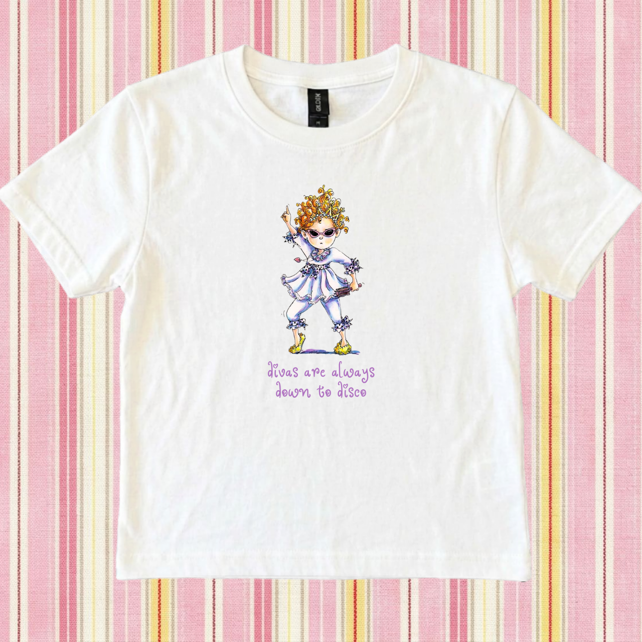Divas Down to Disco Tee