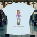 "Standing On Disco" Tee In Summa Breeze
