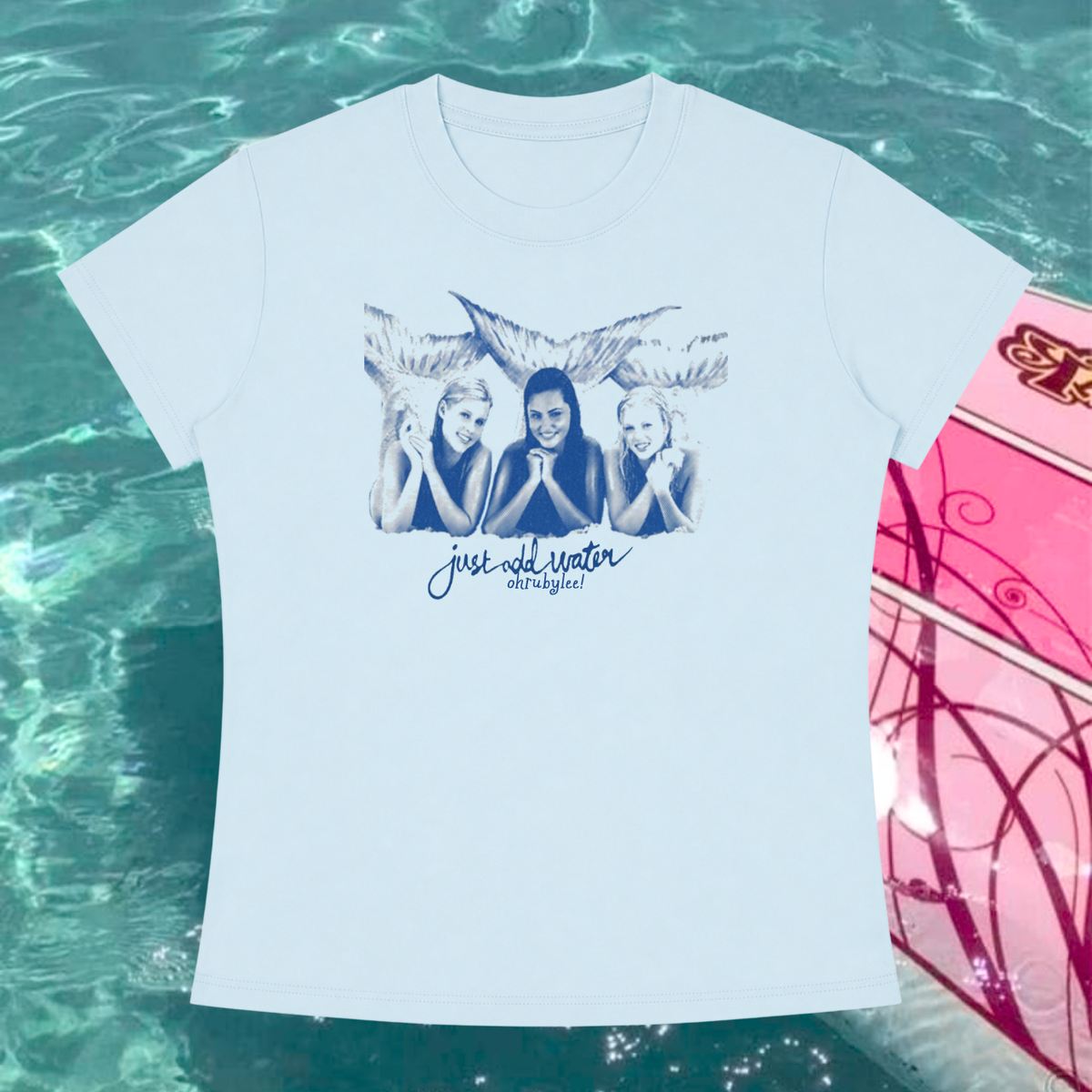 "No Ordinary Girl" Tee In Summa Breeze
