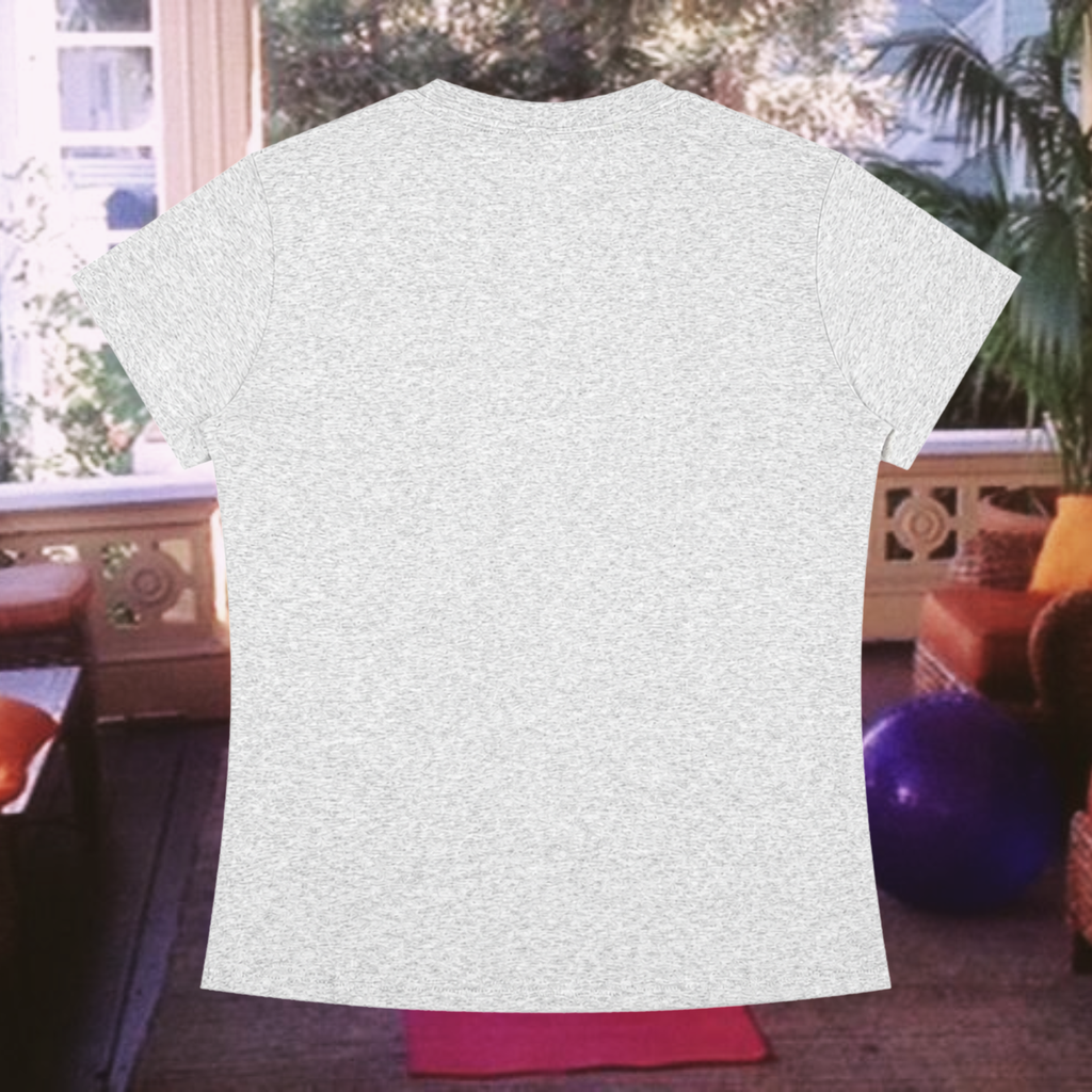 "Lotus Flower" Tee In Cloud Nine Grey