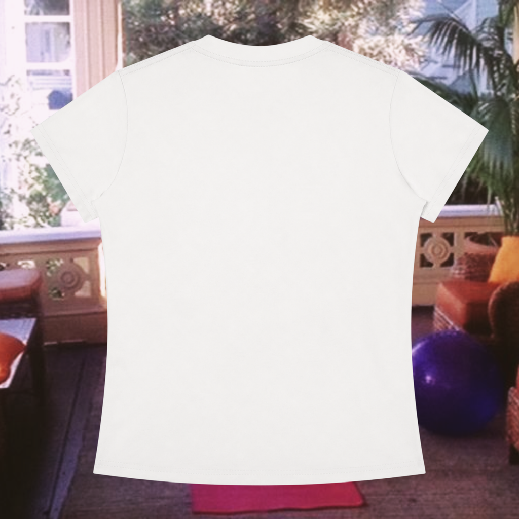 "Miss Flexible" Baby Tee In Angel White