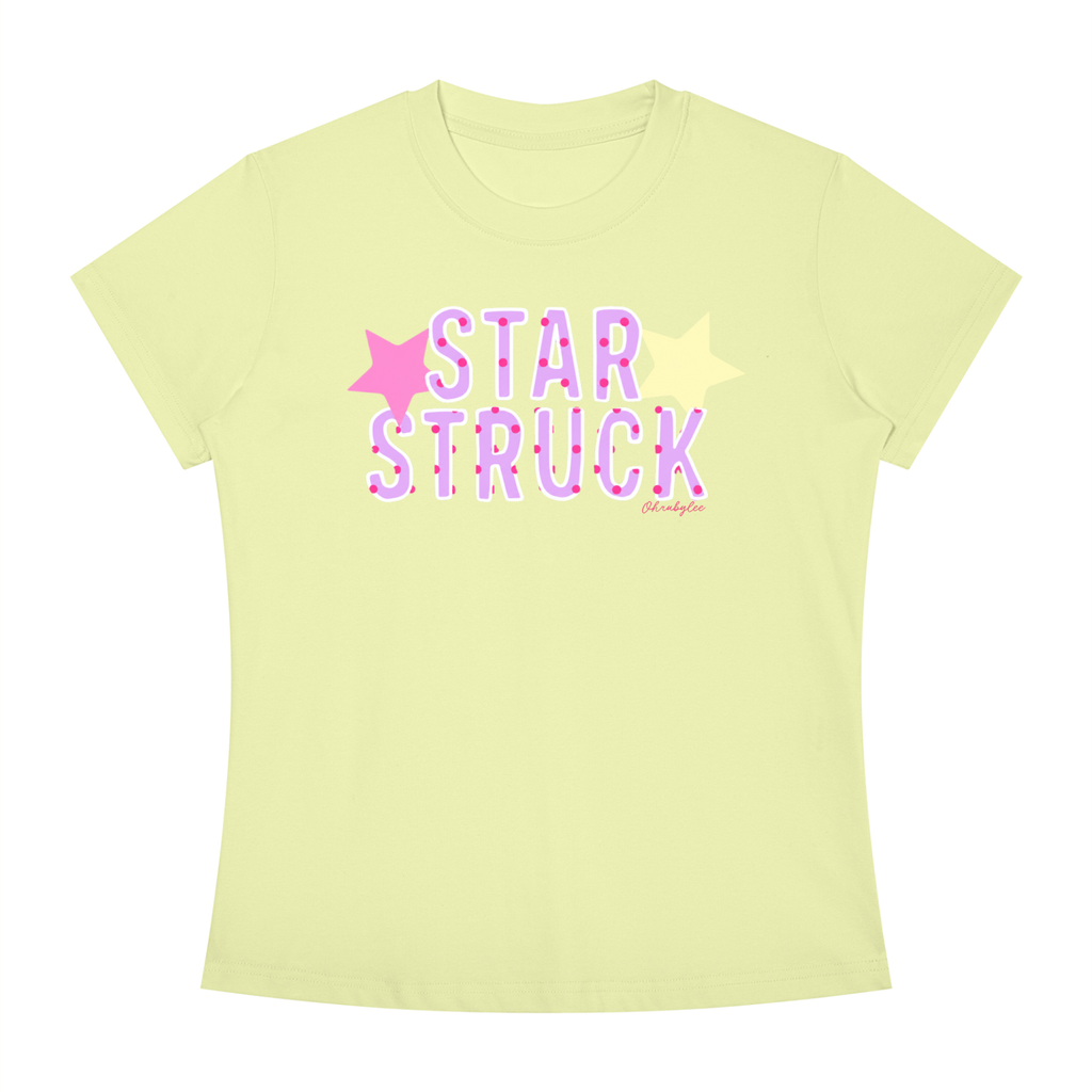 "Star Struck" Tee In Lemon Lime