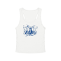 "No Ordinary Girl" Tank In Angel White