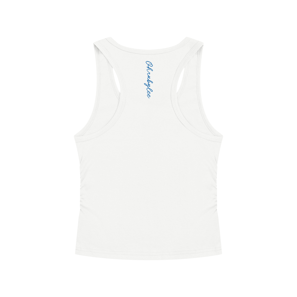"No Ordinary Girl" Tank In Angel White