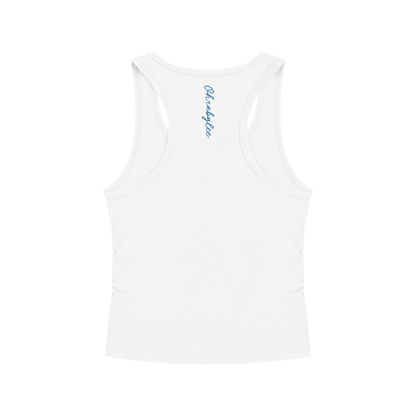 "No Ordinary Girl" Tank In Angel White