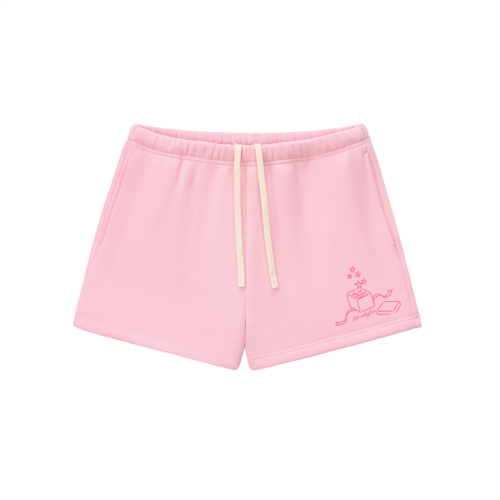 "Miracles Happen" Short in Bubble Burst Pink