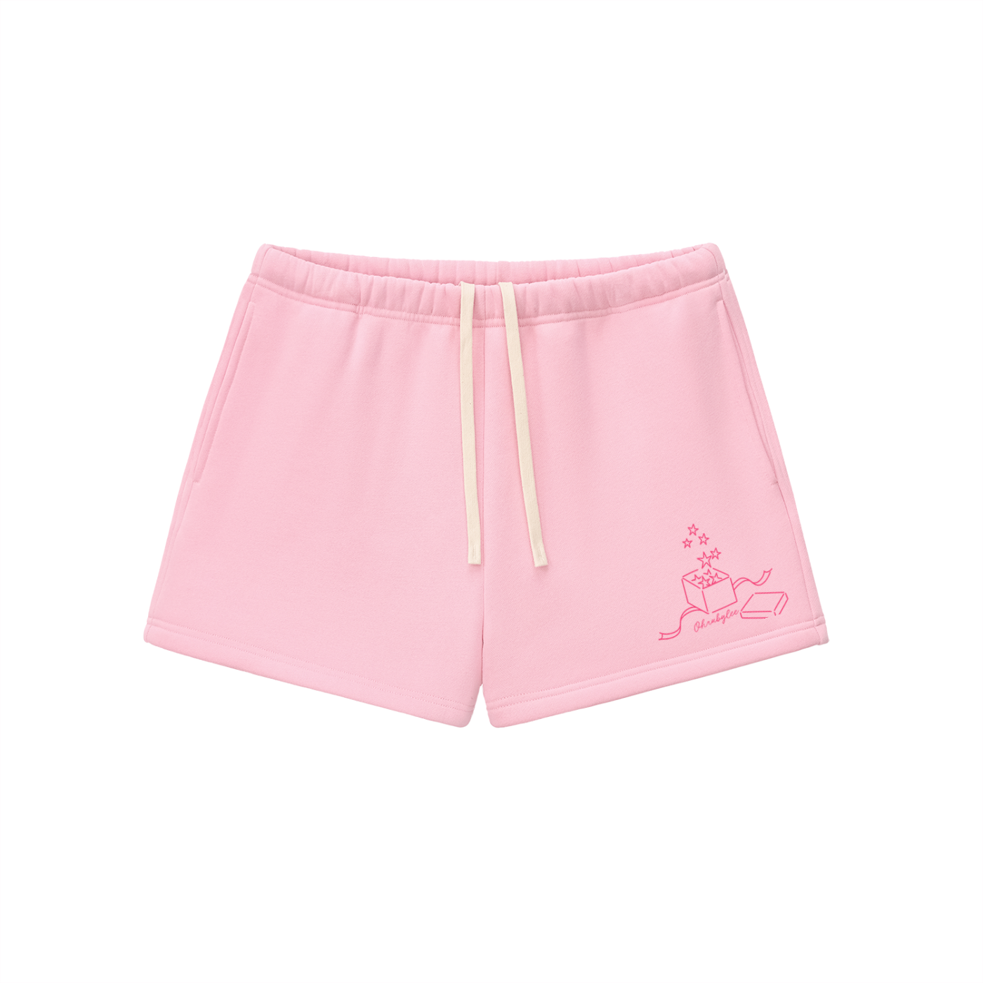 "Miracles Happen" Short in Bubble Burst Pink
