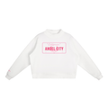 "Angel City" Mock-Neck in Angel White