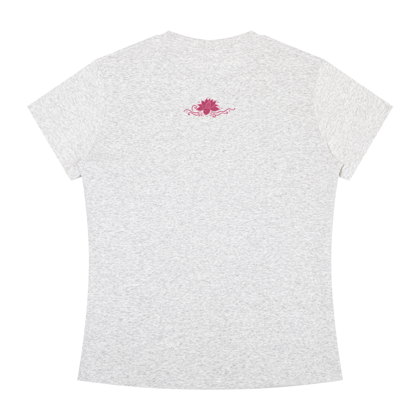 "Lotus Flower" Tee In Cloud Nine Grey