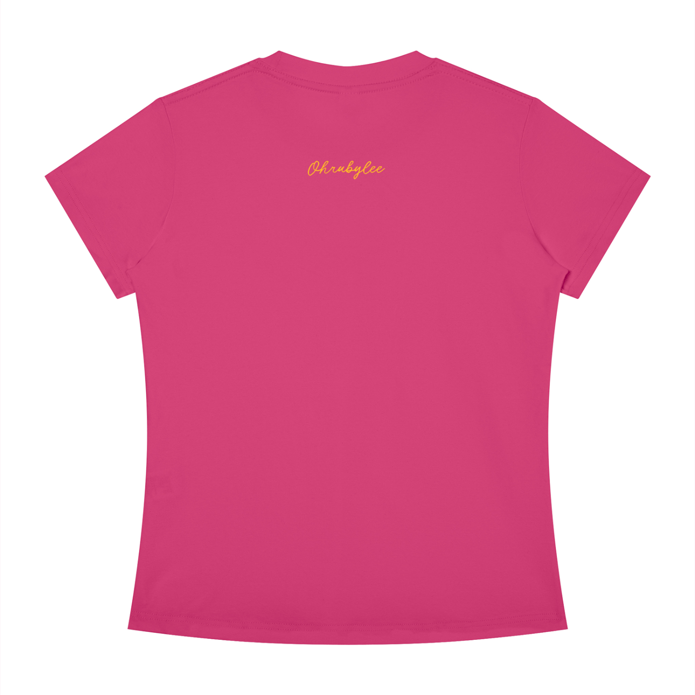 "Miss. Joy" Tee In Hot AF Pink