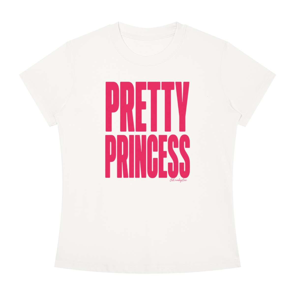 "Pretty Princess" Tee in Angel White